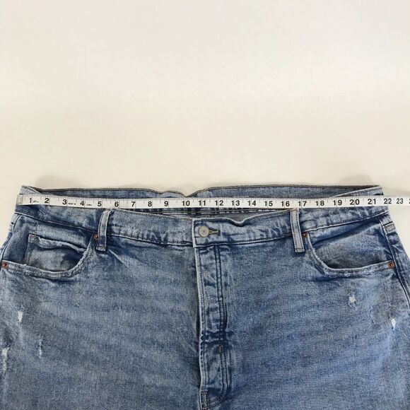 Old Navy Extra High Rise Sky-Hi Straight Jeans Women's Plus Size 24 Button-Fly - Picture 9 of 14